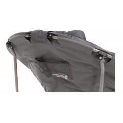 Outwell Silla plegable Kentucky Lake, 104x70x94cm, gris