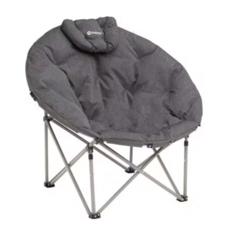 Outwell Silla plegable Kentucky Lake, 104x70x94cm, gris