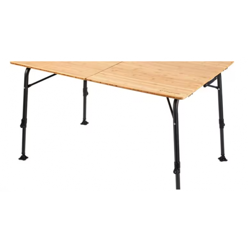 Mesa de camping KingCamp Bamboo Deluxe, 120x80cm