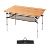 Mesa de camping KingCamp Bamboo Plus, 100x65cm