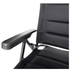 Brunner Aravel Silla de camping 3D, negro, grande