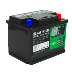 Batería Juice Box 100 LiFePO4 con Bluetooth y DualBMS, 105 Ah, 1350 Wh