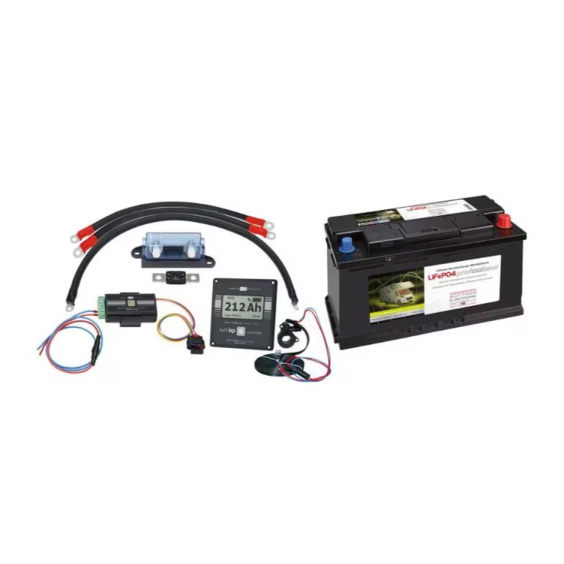 Batería de litio Büttner Elektronik PowerUnit III, 12 V, 120 Ah