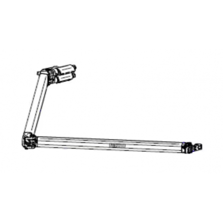 Brazo articulado derecho para toldo de 3-5 m de longitud - Repuesto para TO 6300