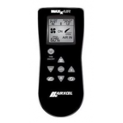 Maxxair Maxxfan Deluxe capota de techo, 40x40cm, negro