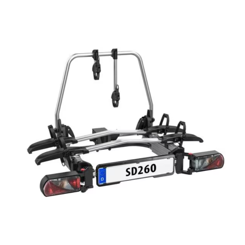 EUFAB SD260 Soporte de acoplamiento para puerta batiente, 60 kg, plateado/negro