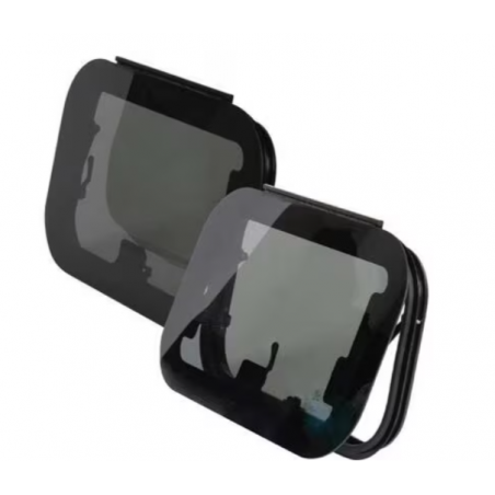 Ventana de ventilación Carbest RW Eco de cristal auténtico, 350x500 mm