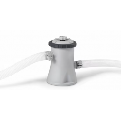 Juego de piscina Intex Prism Frame, rectangular, gris claro, incl. bomba de filtración, 400x200x122cm