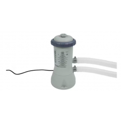 Intex Prism Frame Pool juego completo, rectangular, incl. bomba depuradora + escalera, gris claro, 488x244x107cm