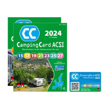 ACSI CampingCard 2024 incluida guía especial