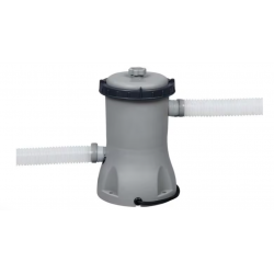 Bestway Power Steel Frame Pool Set, rectangular, con bomba depuradora, aspecto ratán gris, 412x201x122cm