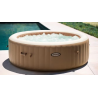 Bañera de hidromasaje Intex PureSpa Bubble Therapy, 196x71cm, beige