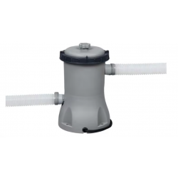 Piscina Bestway Steel Pro Max Frame, redonda, con bomba depuradora, gris claro, 427x84cm