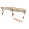 Nordisk Rold cama de camping, madera de haya, 191x65x40cm