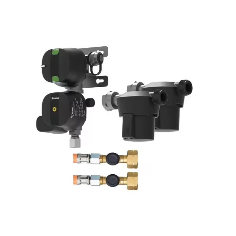 Regulador de presión de gas Truma DuoControl CS con filtro de gas y manguera de gas, vertical
