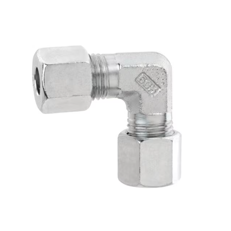 Conexión por tornillo reductor GOK acodada, 8/8mm