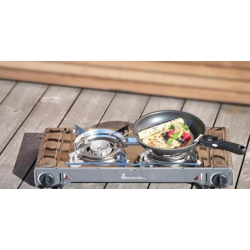 Estufa de cartucho Isabella, 2 llamas, 2,2 kW, fusible