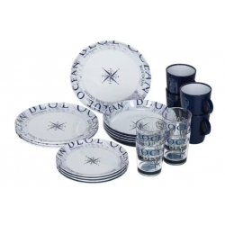 Brunner Juego de vajilla Blue Ocean, 38 piezas