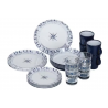 Brunner Juego de vajilla Blue Ocean, 38 piezas