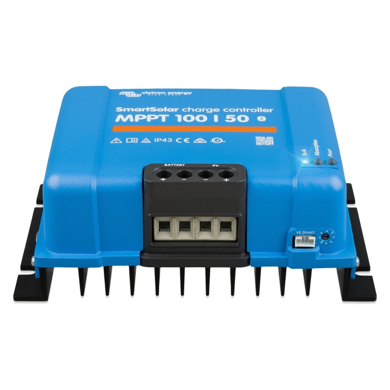 Controlador de carga solar Victron SmartSolar MPPT 100/50 con control Bluetooth 100 V / 50 A
