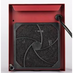 Termoventilador Ecomat 2000 Select, 230V, 1800W, rojo rubí