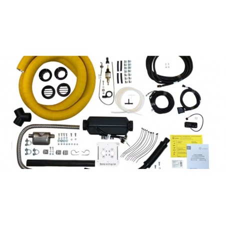 Kit completo de calefacción para autocaravana Tigerexped 99% (12V) con ACC y brida de 83mm