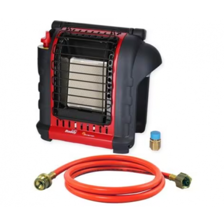 Mr. Heater Calentador de gas portátil Buddy con manguera de gas