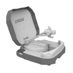 Sistema satelital Selfsat Caravan Mobile, LNB individual, gris