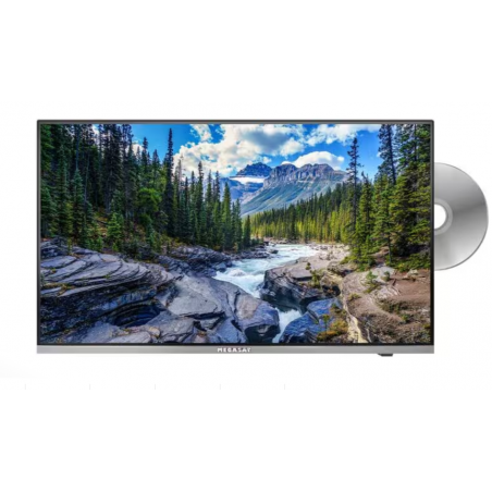 Megasat Royal Line Premium - 24 - Smart LED TV 23,8" (60,5cm), triple sintonizador, DVD