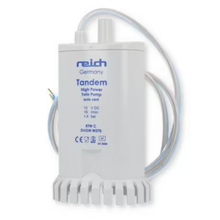 Bomba sumergible RK Reich Tandem Power, 12V, 19l/min, 1,4bar