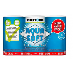 Papel higiénico Thetford Aqua Soft, paquete de 6