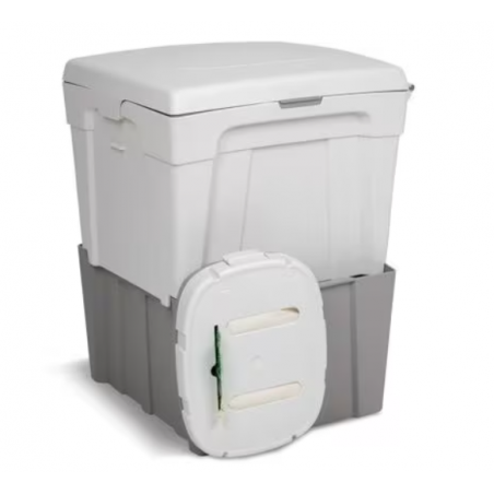 TROBOLO Inodoro de separación WandaGO, 6,5l+4,6l, altura 310-490mm