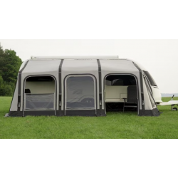 Toldo de viaje Westfield Ceres, (tamaño 11) 1051-1085 cm, con postes Airtube