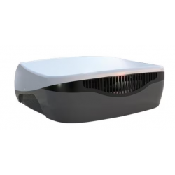 Aire acondicionado de techo Telair Clima e-Van 7400H, incluido distribuidor de aire, con función de calefacción, negro