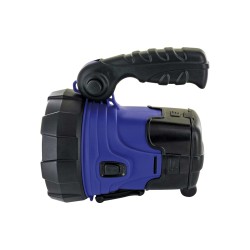 Schwaiger LED-Arbeitsleuchte mit abnehmbarer Solarstation Blau/Schwarz