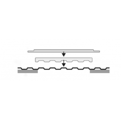 Marco de refuerzo Bergstrom, para aire acondicionado de techo abierto, 40x40cm