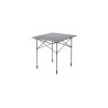 Table of campsite Berger aluminum with rollable cap 70 x 70 cm