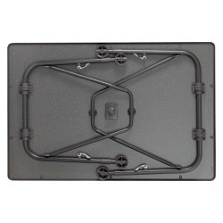 Westfield Aircolite 120 mesa plegable negra 120 x 80 cm