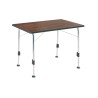 Dukdalf Stabilic III table pliante effet bois 115 x 70 cm