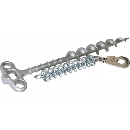 Anclaje de suelo Peggy Peg con amortiguador para el arrendamiento de animales