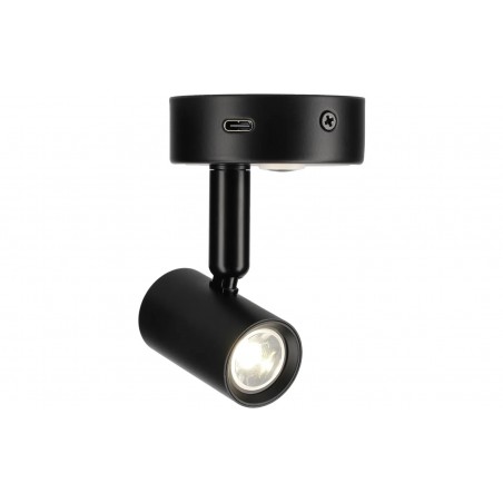 Foco de superficie Haba Felino con puerto de carga USB-C