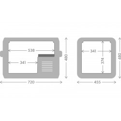 Nevera de compresor Dometic CFX3 55IM AC/DC 53 litros