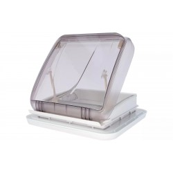 Capota de techo Berger con protección contra mosquitos y estor enrollable opaco 40 x 40 cm transparente