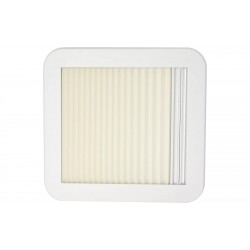 Capota de techo Berger con protección contra mosquitos y estor enrollable opaco 40 x 40 cm transparente