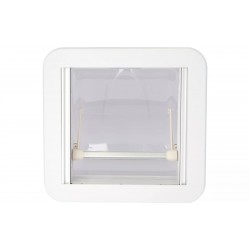 Capota de techo Berger con protección contra mosquitos y estor enrollable opaco 40 x 40 cm transparente