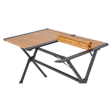 Bo-Camp Urban Outdoor Maryland Bamboo Table avec roues en aluminium