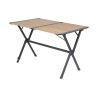 Bo-Camp Urban Outdoor Maryland Bamboo Table avec roues en aluminium