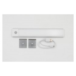 Tira de LED magnética MediaShop con sensor de movimiento / recargable, incluye cable USB, 1 unidad