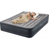 Colchón de aire Intex DuraBeam Deluxe PillowRestRaised con bomba de 220 V / bolsa de almacenamiento 152 x 203 x 42 cm