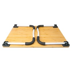 Table pliante Schwaiger pour portable brun